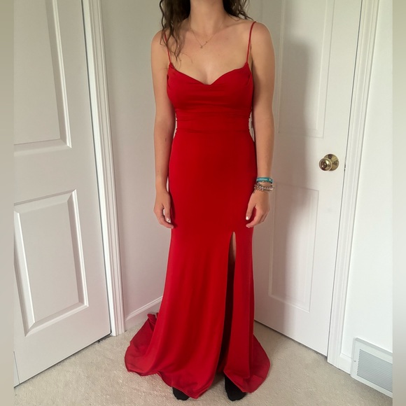 Red Prom Dress - Picture 2 of 3